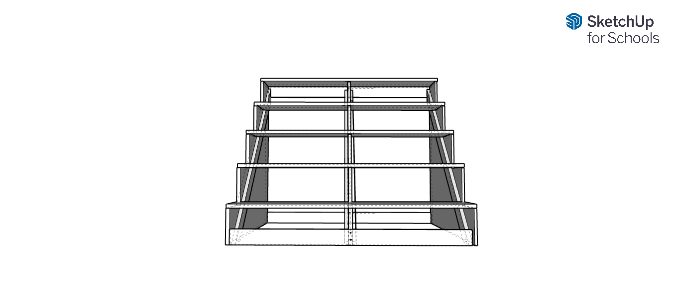 Build instructions for a 5 step stair unit, all plywood construction